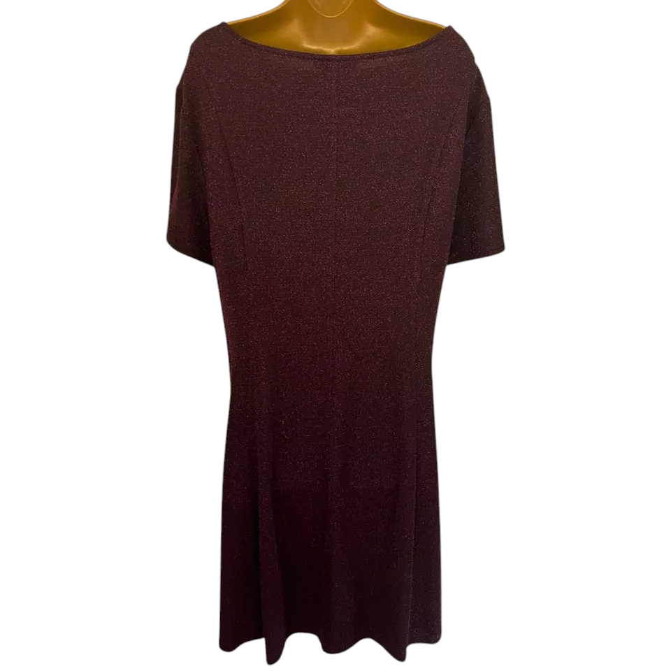 Dorothy Perkins Mauve Purple Sparkle Dress UK 12