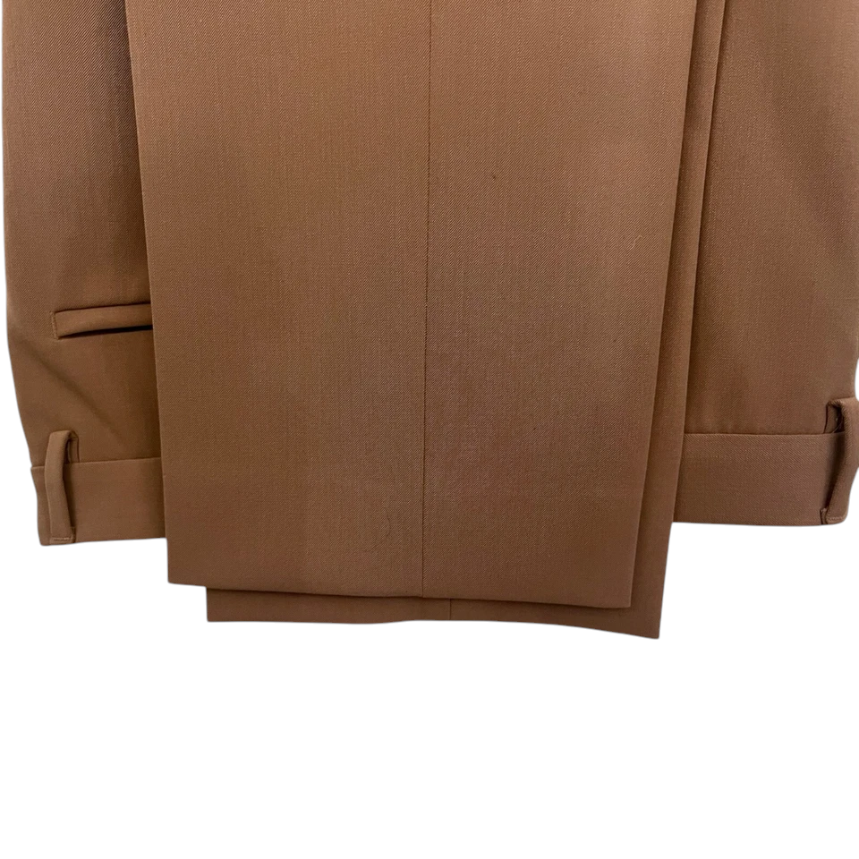 Joseph Jack Camel Techno Wool Tailored Trousers Size 42 XXL