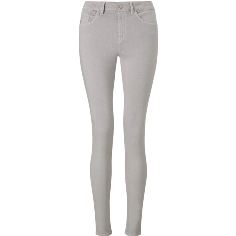 Waven Pale Grey Mid Rise Skinny Jeans UK 10
