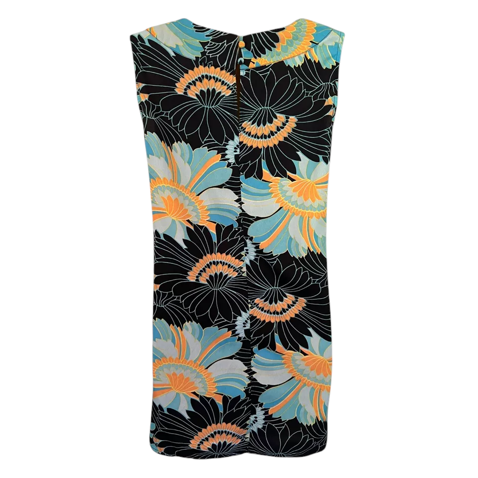 Lakeland Embellished Bead Turquoise Sleeveless Top UK 12