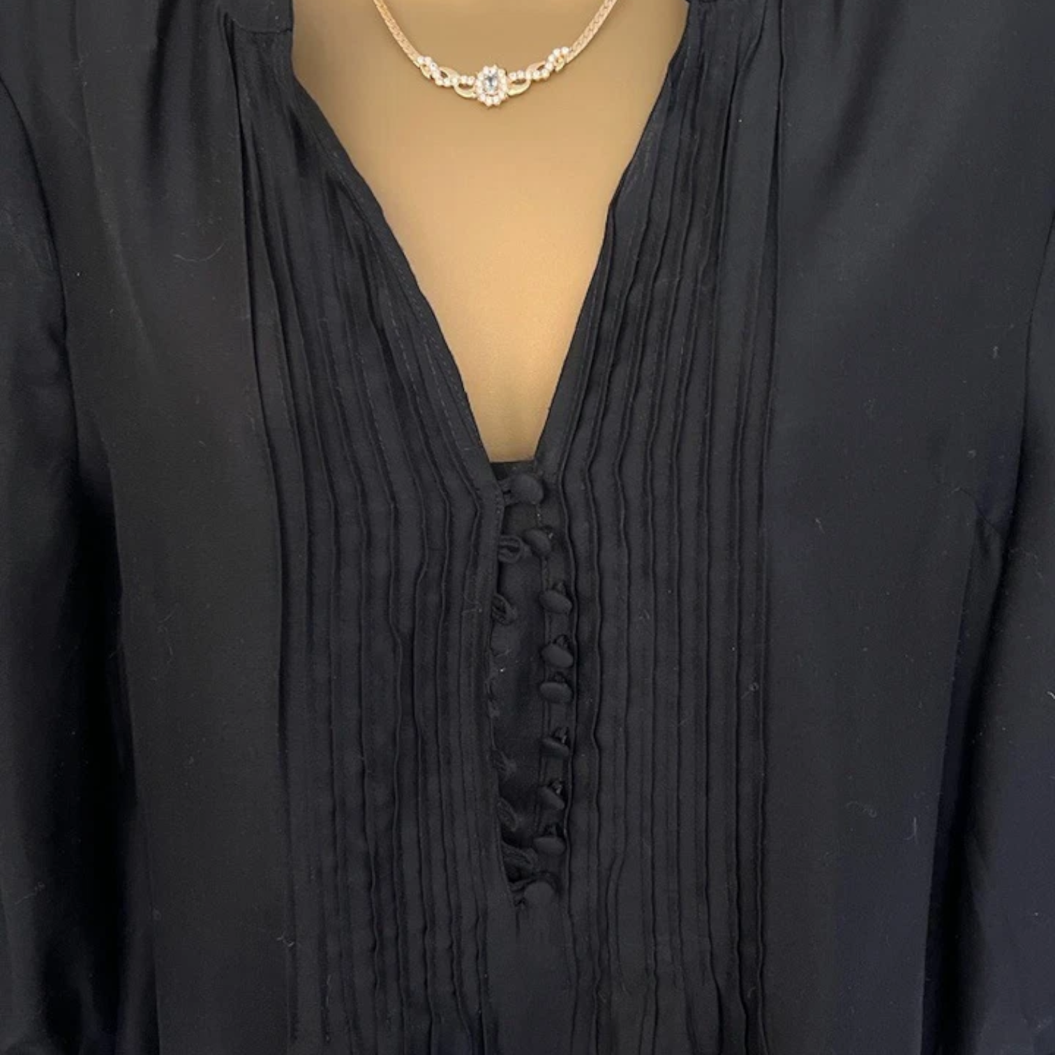 H&M Black Silky Tunic Dress UK 12