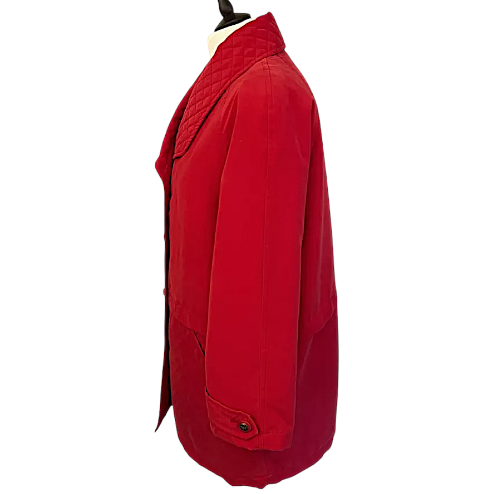 Eastex Heirloom Collection Red Quilted Jacket  UK 12