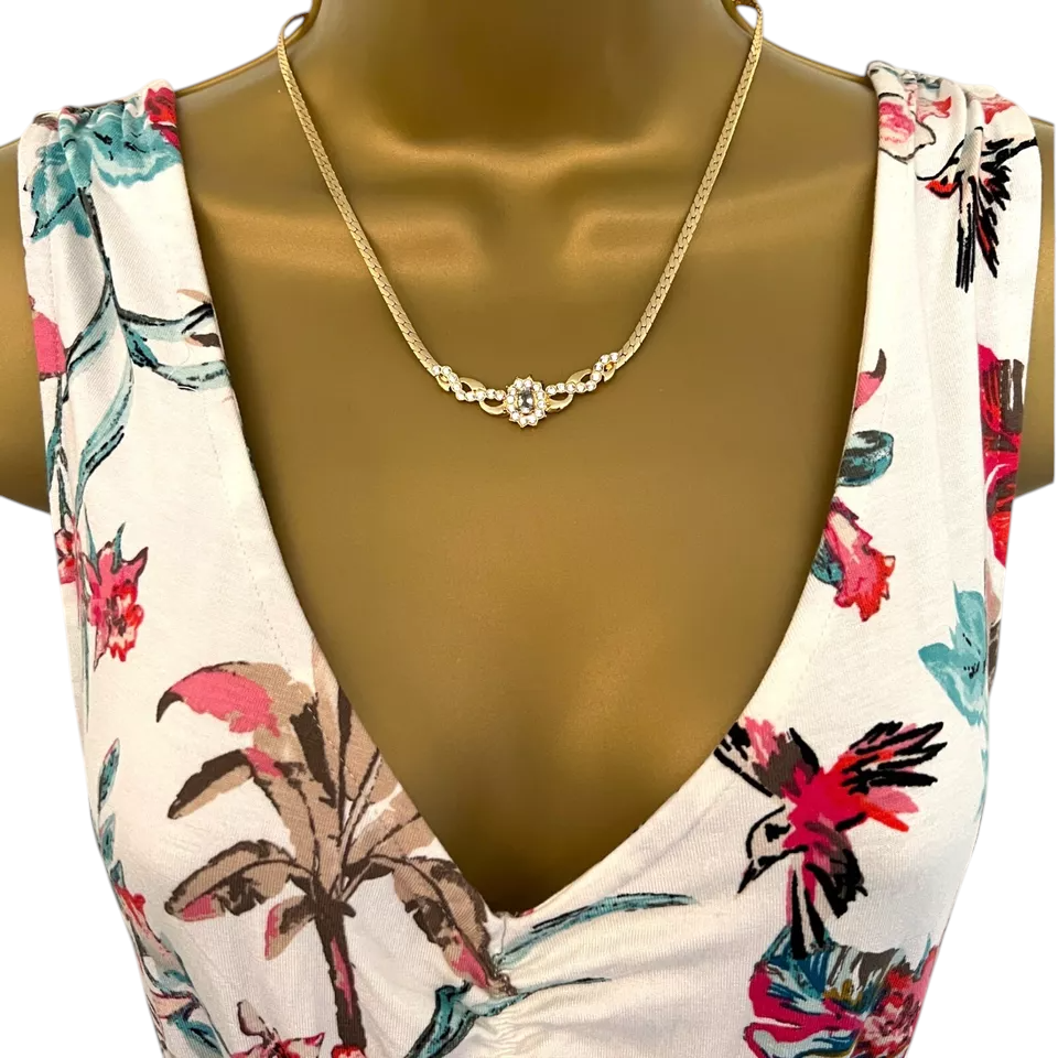 M&S Collection Cream Floral Sleeveless Summer Jersey Dress UK 6