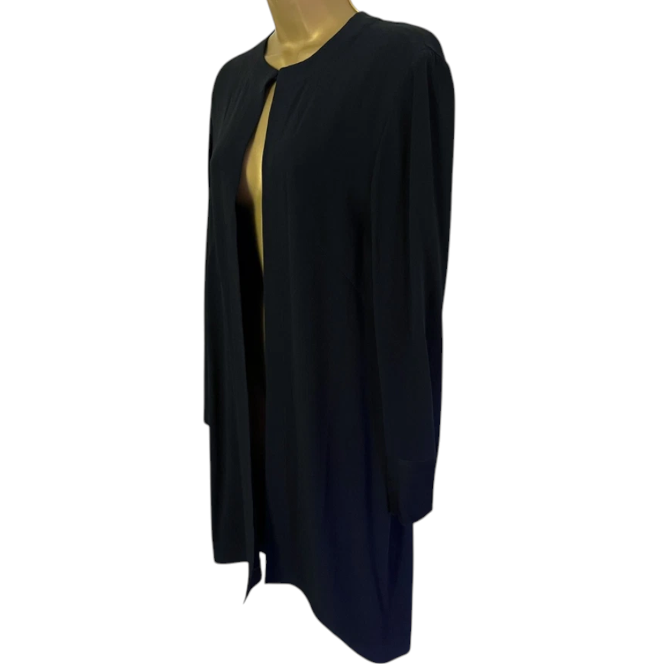 Jaeger Vintage 1990 Navy Longline Jacket UK 10