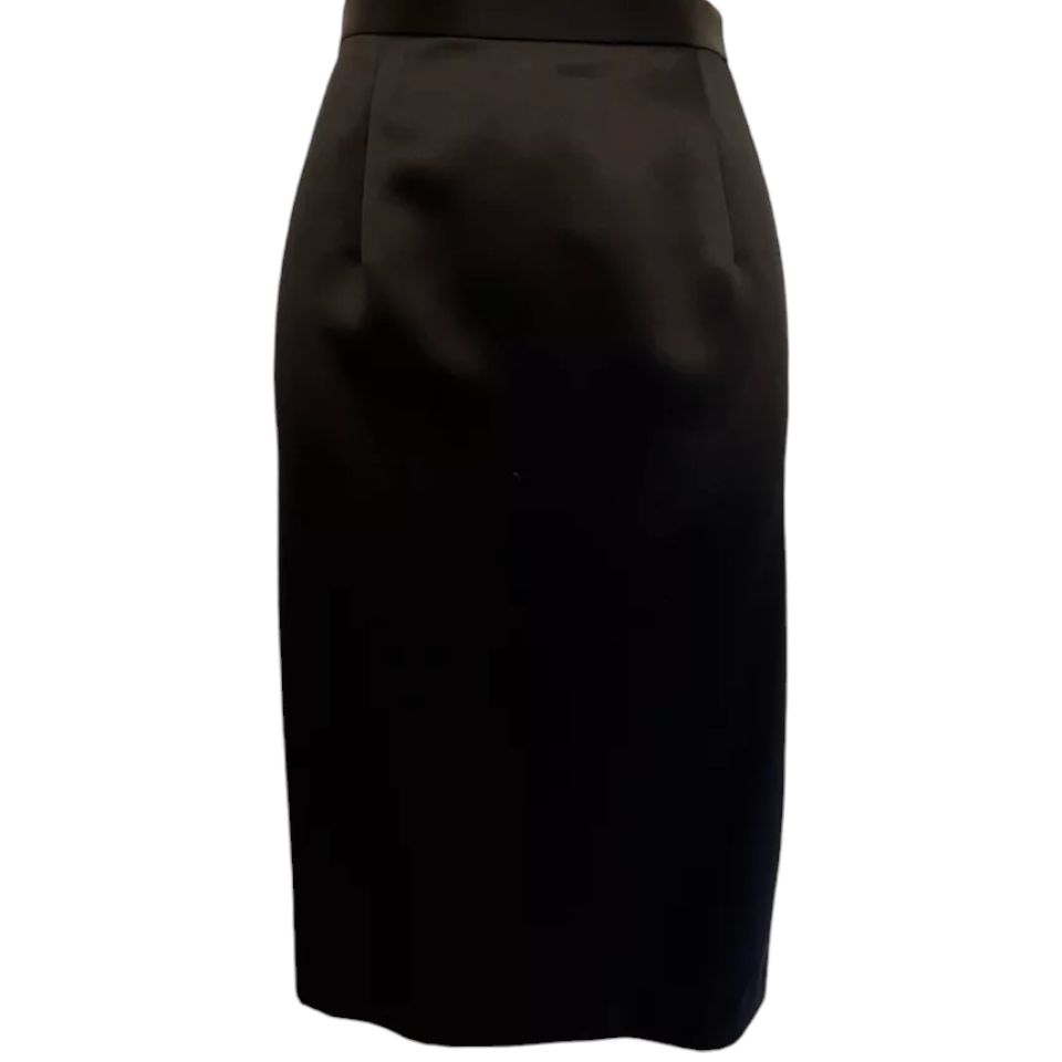 Frank Usher Green Black 3 Piece Skirt Suit UK 10/12