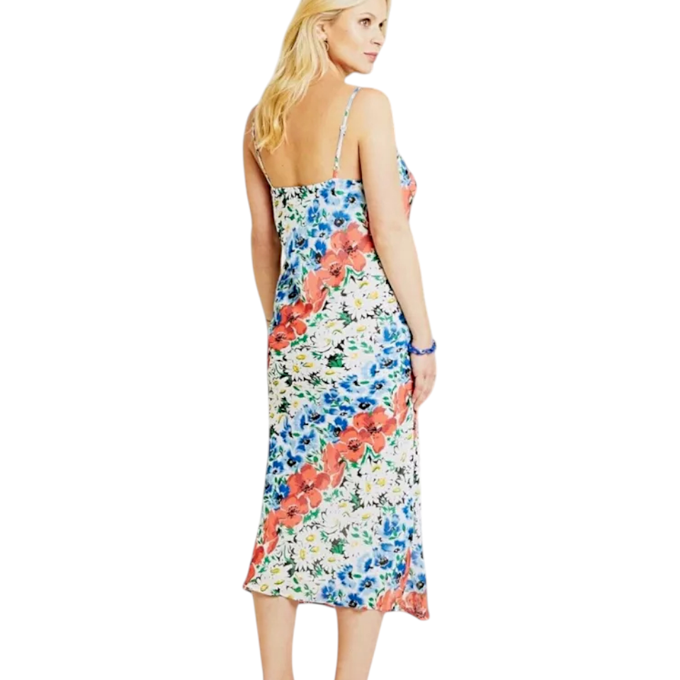 Topshop Multicoloured Floral Maternity Dress UK 16