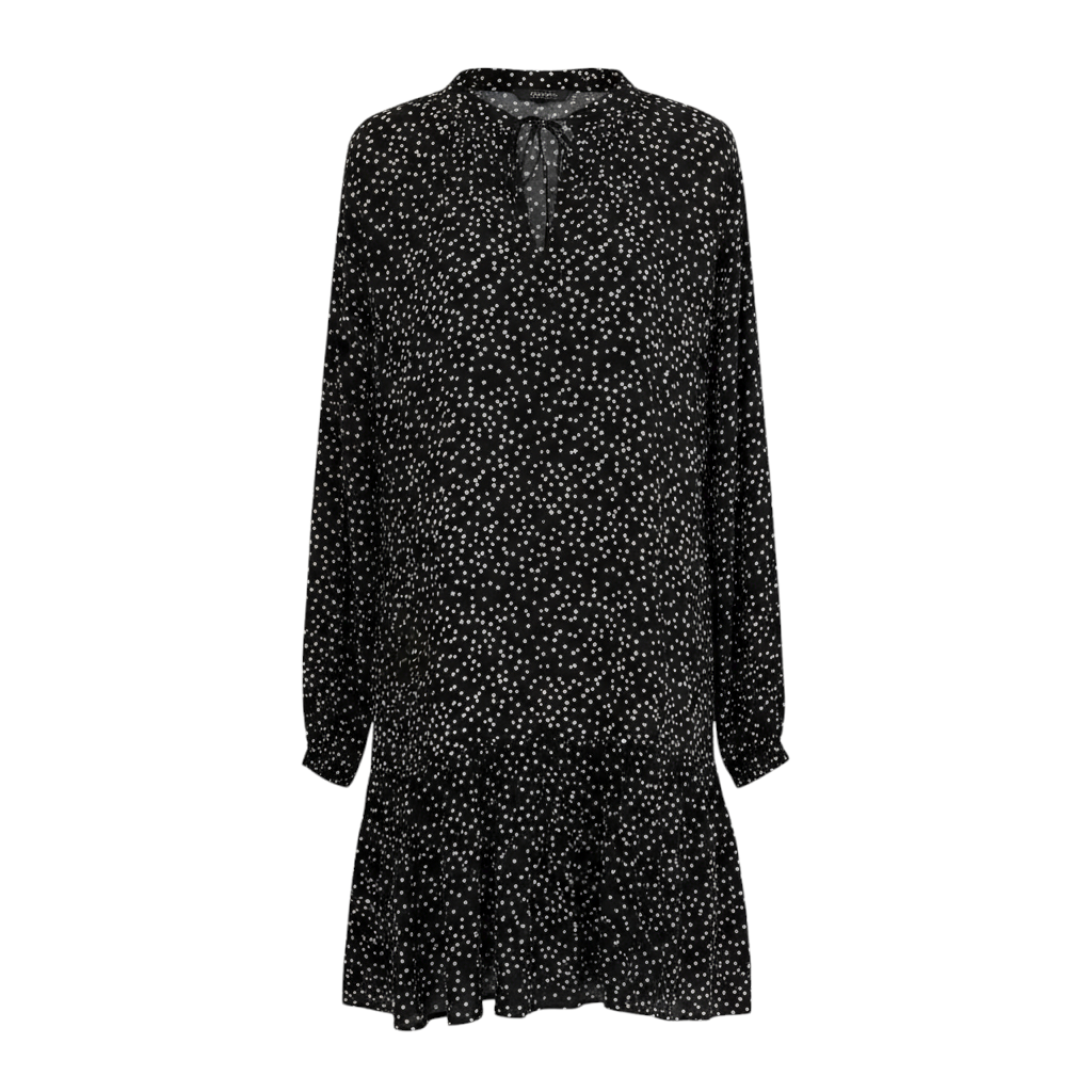 Urban Gypsy Black White Star Print Oversized Dress UK 6