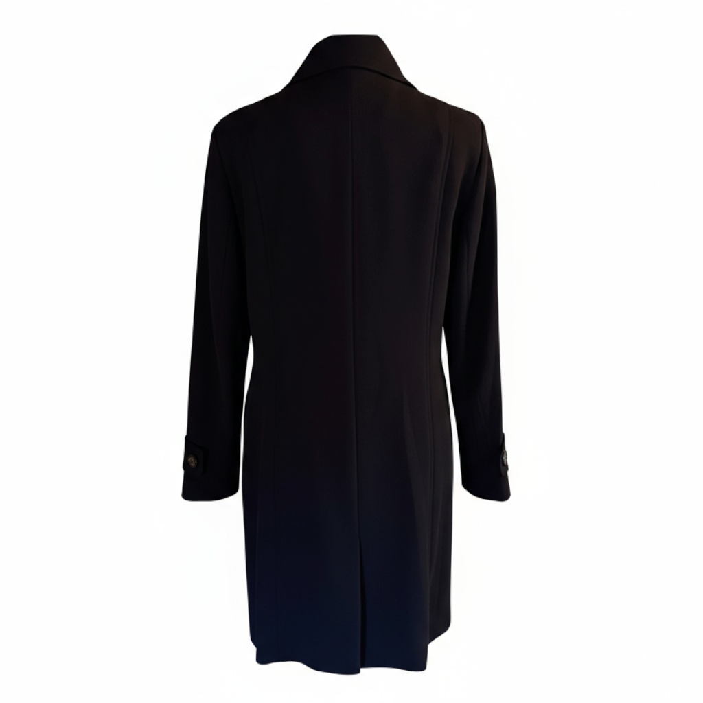 Miranda Dunn Black 3/4 Length Winter Coat UK 18