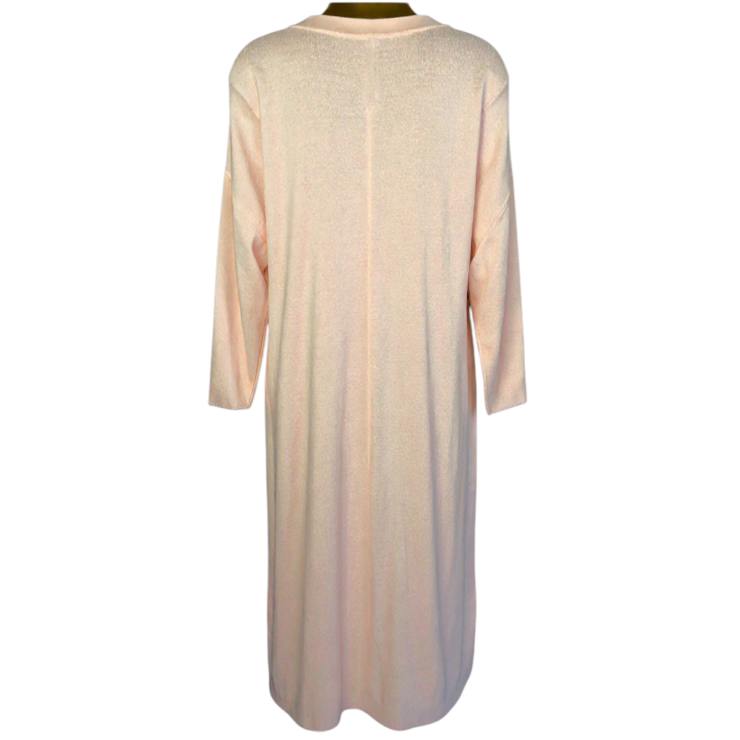 YAYA Pale Peach Long Sleeve Knit Dress UK 8
