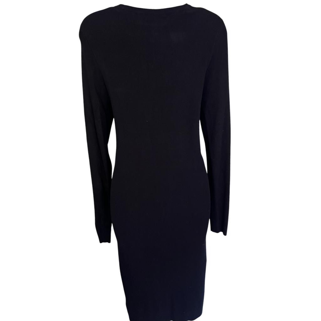Clements Ribeiro Navy Embellished Jumper Dress UK 10