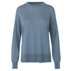Samsoe Samsoe Blue Lightweight Crew Neck Jumper XS