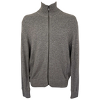 Polo Ralph Lauren Grey 100% Merino Wool Cardigan Size M