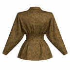 Genetpelsone Original 1980s Vintage Jacquard Batwing Jacket UK 10