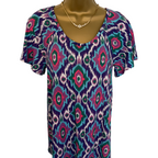 East Multicoloured Cotton Top UK 6