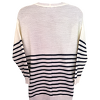 Dorothy Perkins Black & Ivory Waffle Knit Cardigan UK 12