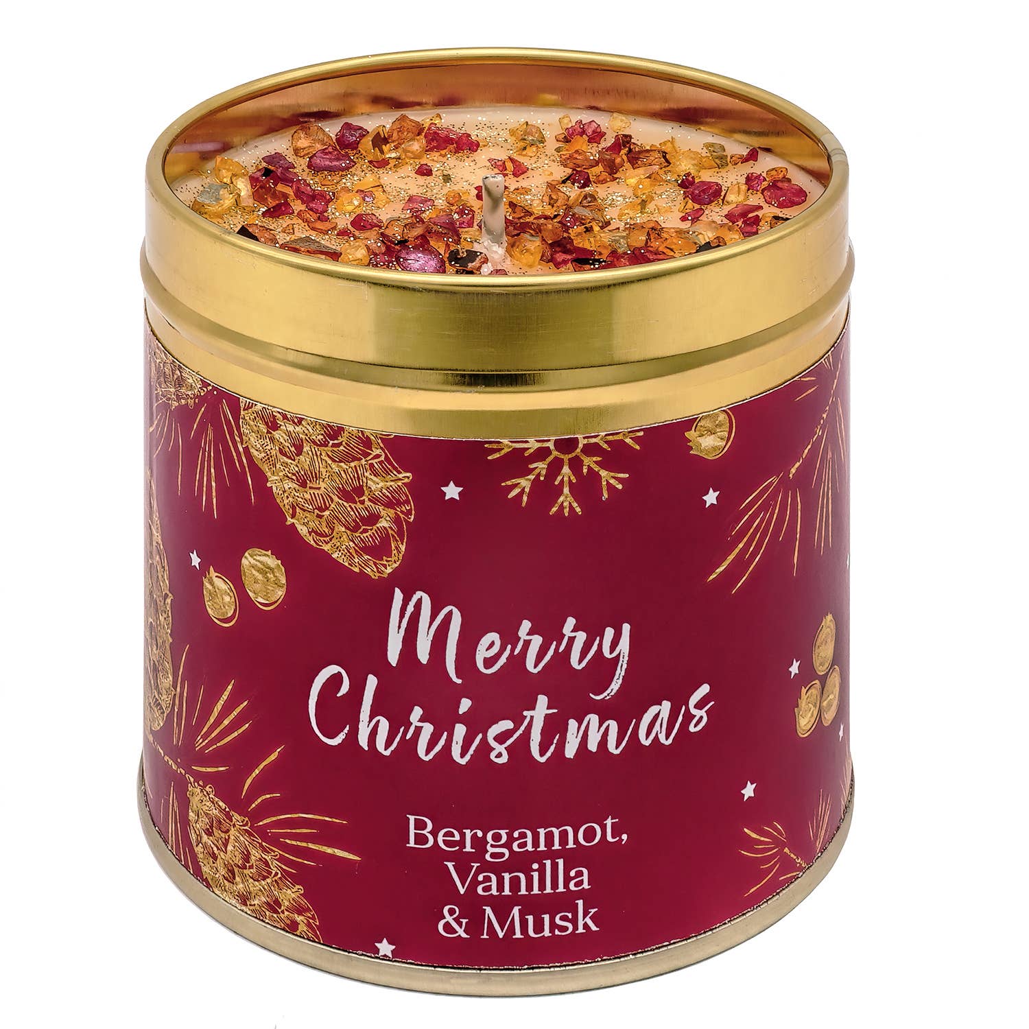 Christmas Elegance - Merry Christmas Candle
