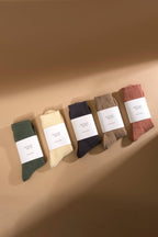 Luxury Muted Rose Pink Wool Socks