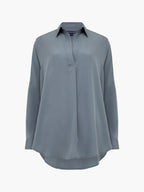 French Connection Recycled Popover Shirt Size L UK 14