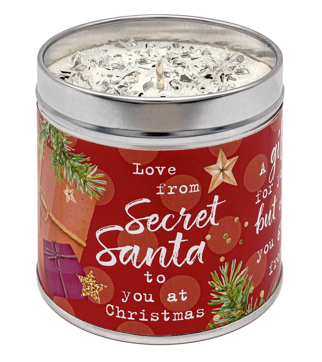 JUST BECAUSE FESTIVE – SECRET SANTA CANDLE