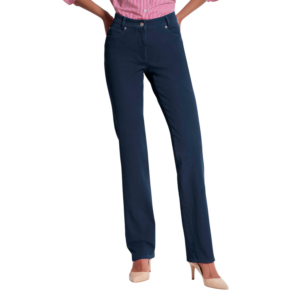 MADELEINE Navy Straight Leg M-jeans UK 14