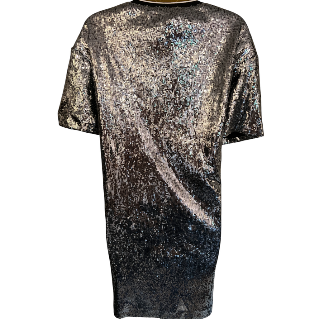 Ice Clothing Dark Grey Sequin Dress UK 10