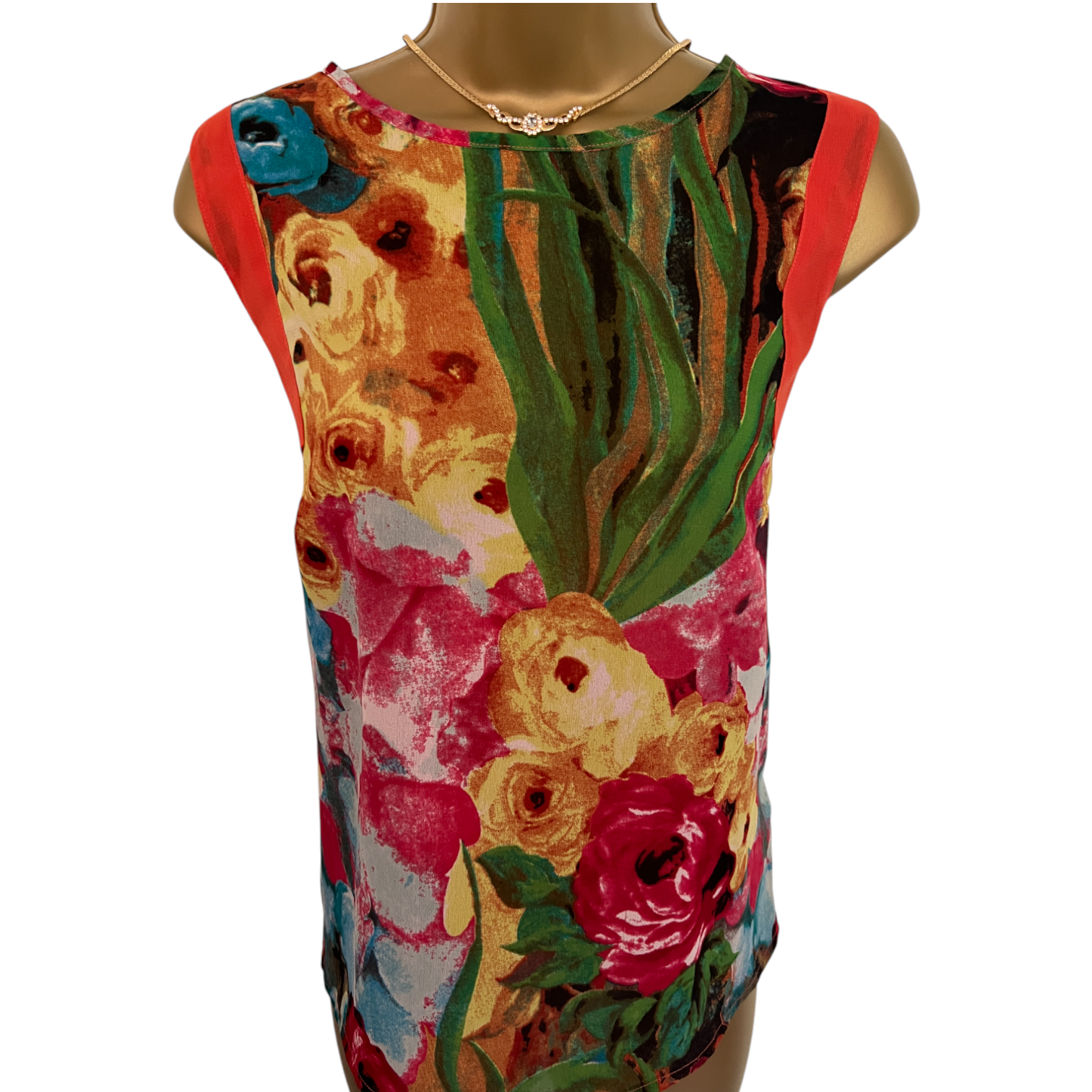 Emoi By Emonite Multi Coloured Floral Top  UK 8
