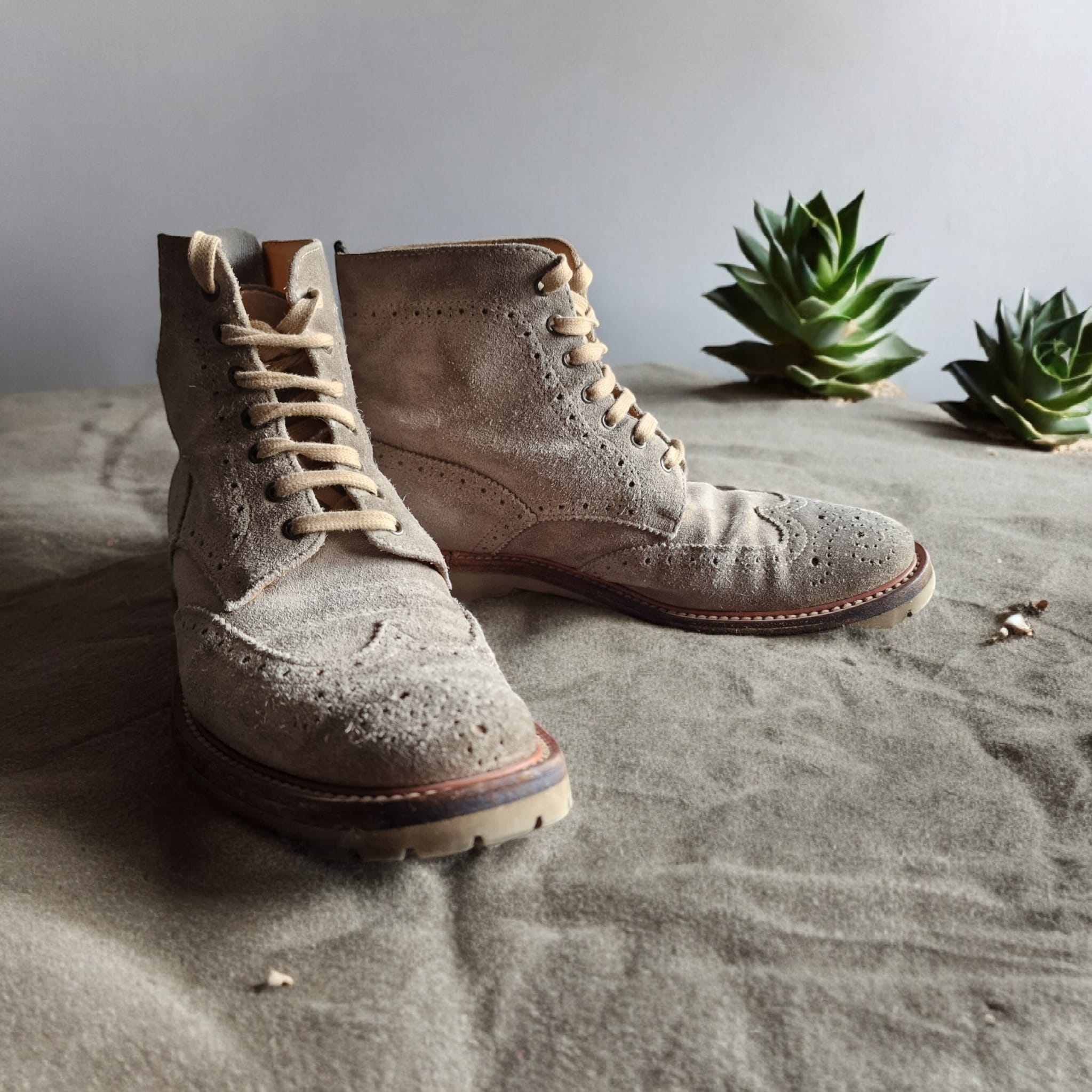 Brunello Cucinelli Boys’ Suede Desert Boots Size 37 UK 4