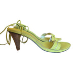 Betty Barclay Lime Green Leather Strappy Sandals UK 7