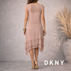 DKNY Donna Karan Silk Dress UK 6/8