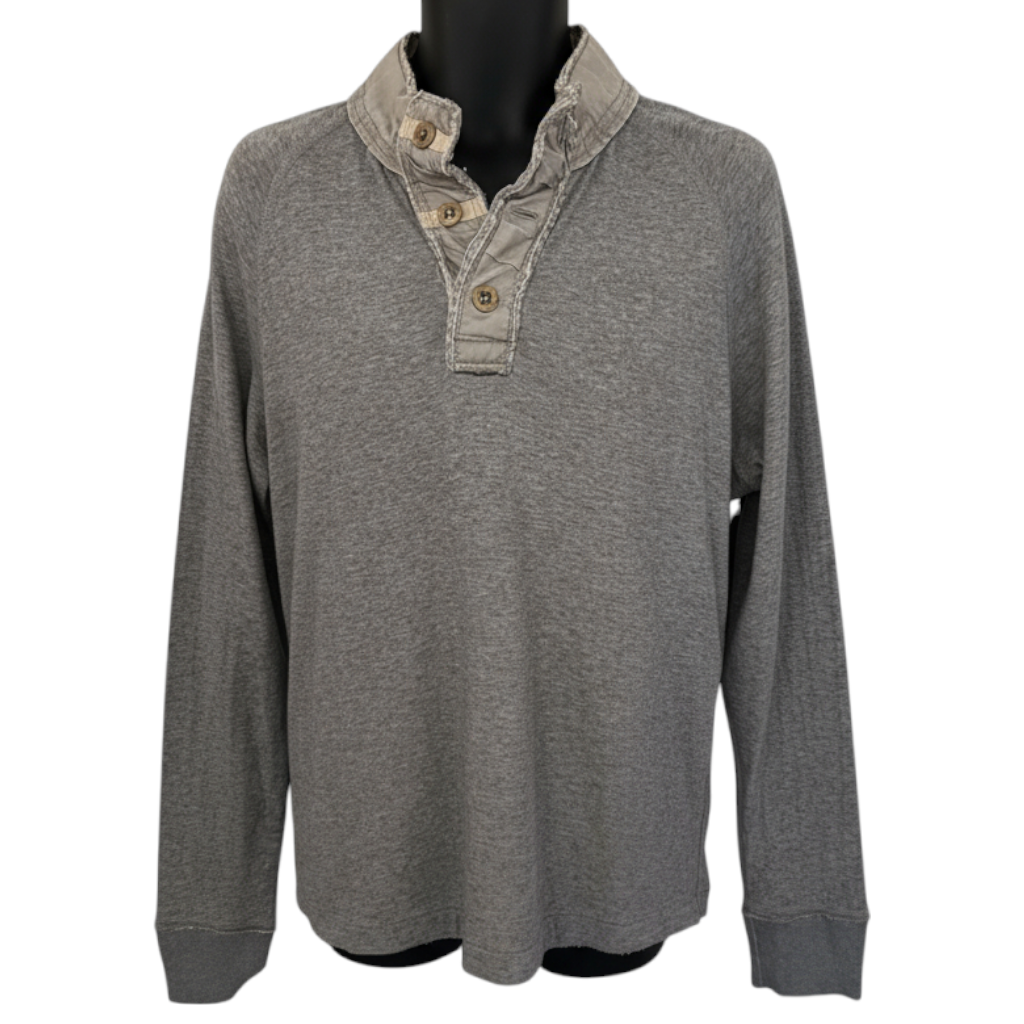 Boss Hugo Boss Grey Thick Jersey Top Size XL