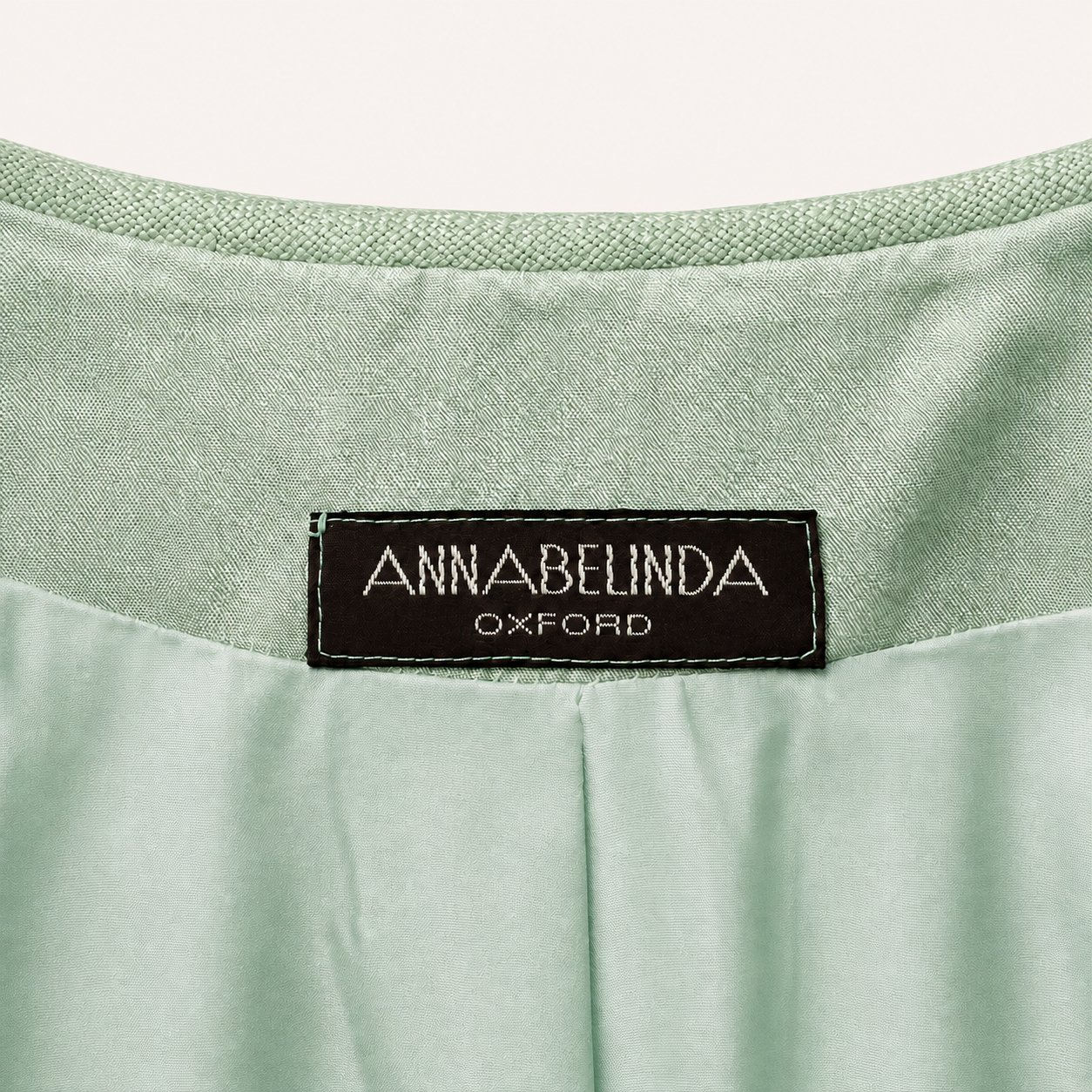 AnnaBelinda Rare Vintage Spearmint Textured Skirt Suit UK 14