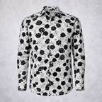 Paul Smith PS Black & White Floral Print Shirt XL