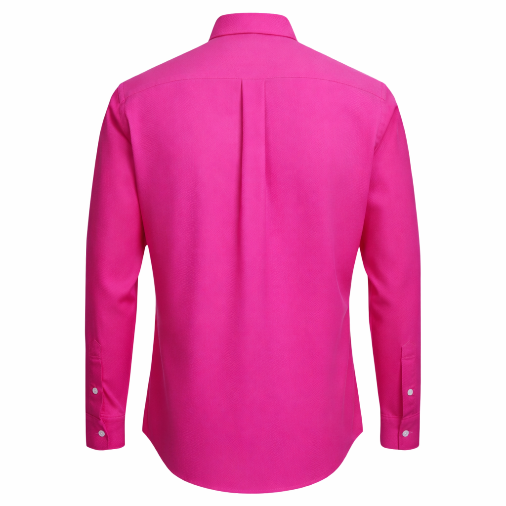 Polo Ralph Vintage 90's 100% Cotton Hot Pink Oxford Shirt Size M