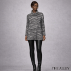 Label Lab Black White Slouchy Jumper UK 12/14