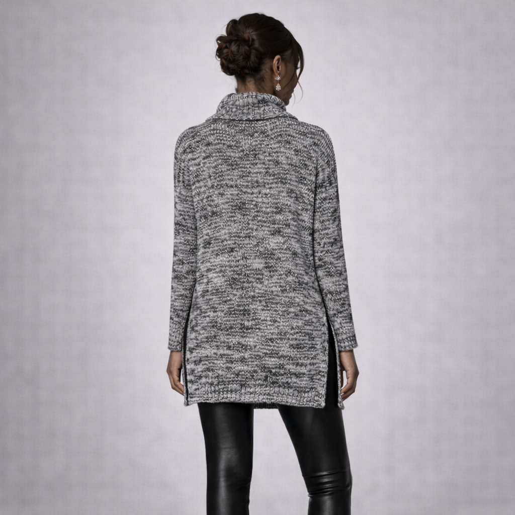 Label Lab Black White Slouchy Jumper UK 12/14