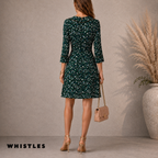 Whistles Angelica Bell Flower Dress UK 8