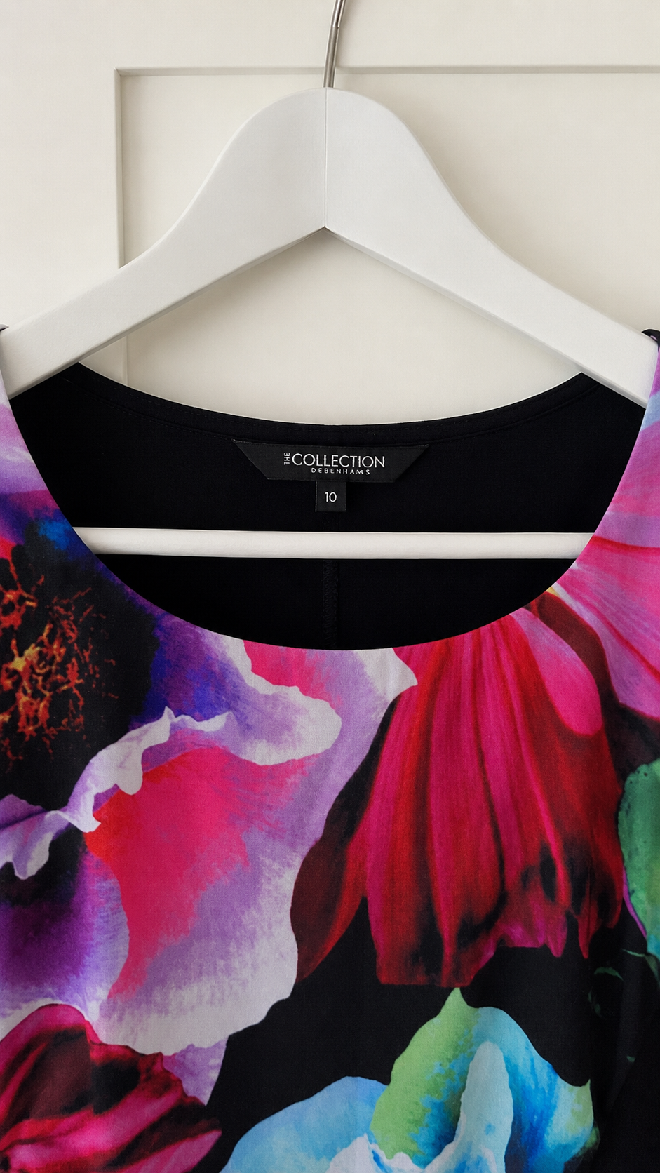 The Collection Debenhams Floral Panel Dress UK 10