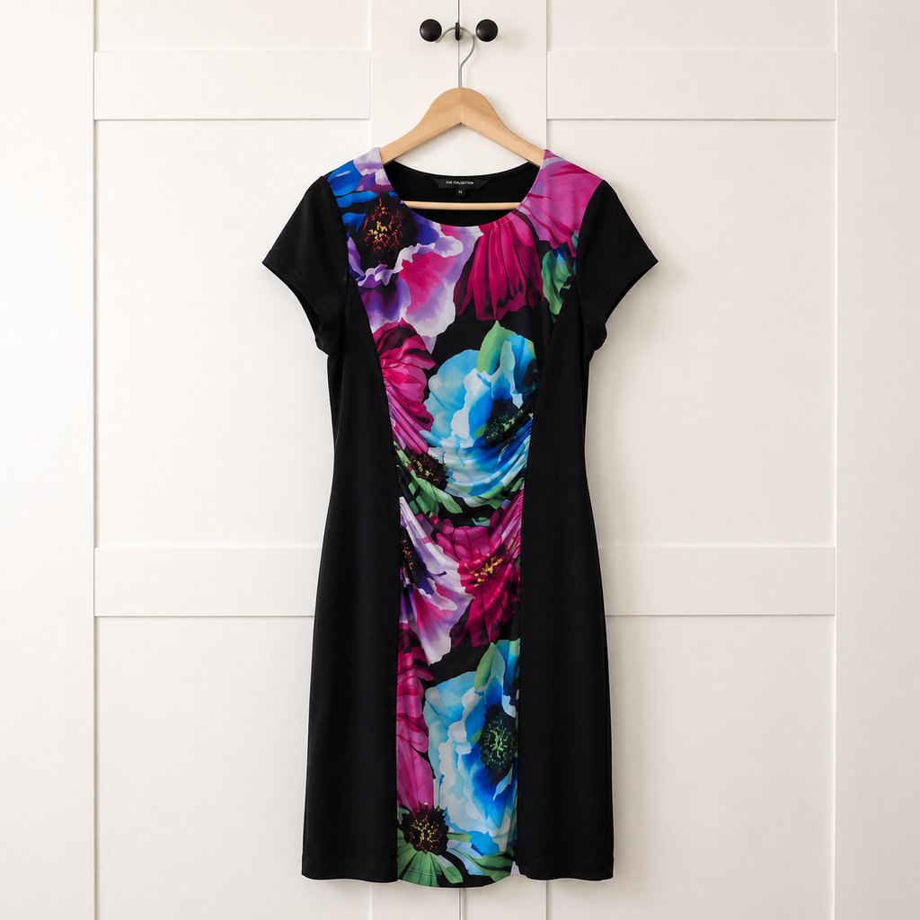 The Collection Debenhams Floral Panel Dress UK 10