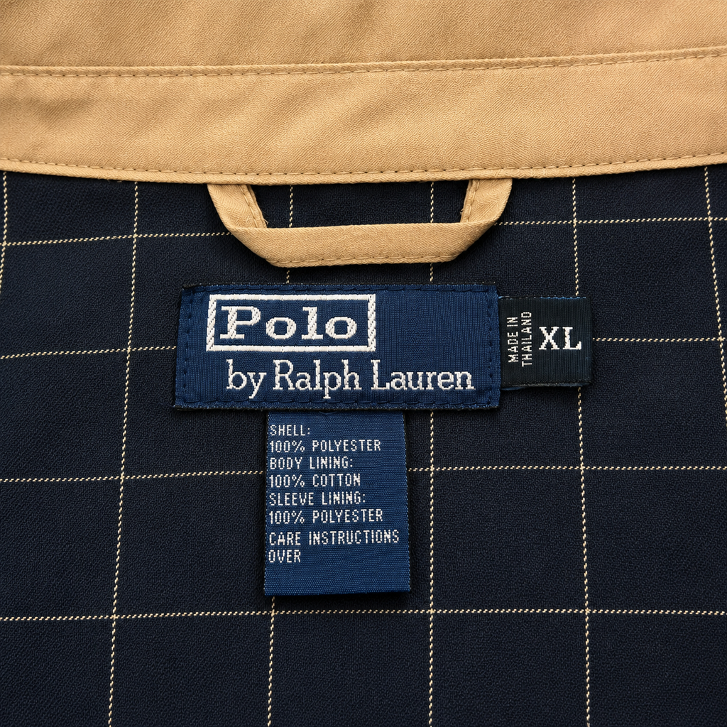 Polo Ralph Lauren Harrington Jacket Beige Mens Size XL