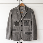 Desigual Patchwork Cotton Jacket Grey Size 50 M