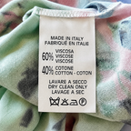 Kenzo Paris Vintage Floral Stretch Dress Multicoloured UK 8