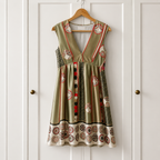 Anteprima Milano 100% Silk Print Dress UK 8 IT40