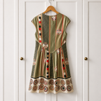 Anteprima Milano 100% Silk Print Dress UK 8 IT40