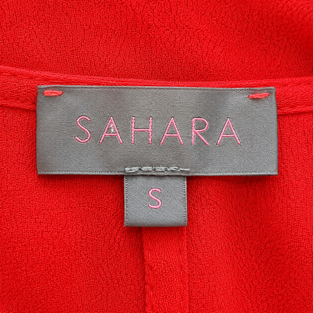 Sahara Coral Red Slip Dress UK 10 S