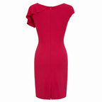 Gina Bacconi Fuchsia Ruched Cocktail Dress K 16