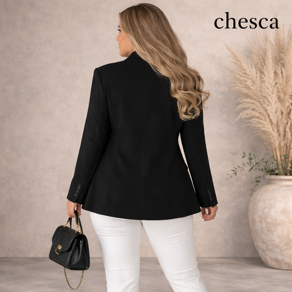 Chesca Black Waterfall Jacket UK 16/18