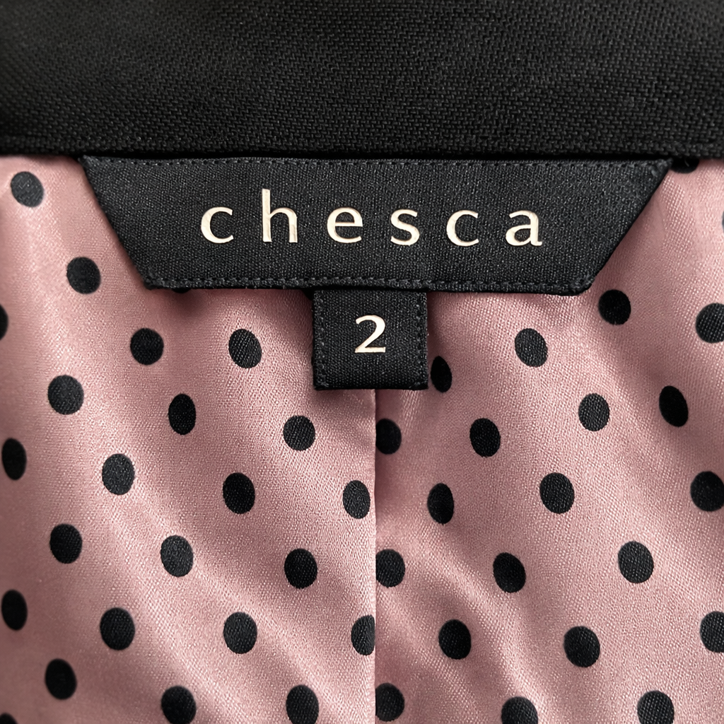 Chesca Black Waterfall Jacket UK 16/18