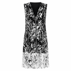French Connection Black White Dress UK 8