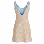 Moschino Cheap & Chic Silk & Cotton Tweed Dress UK 8