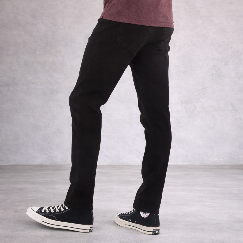 French Connection Mens Black Slim Fit Denim Jeans  34R